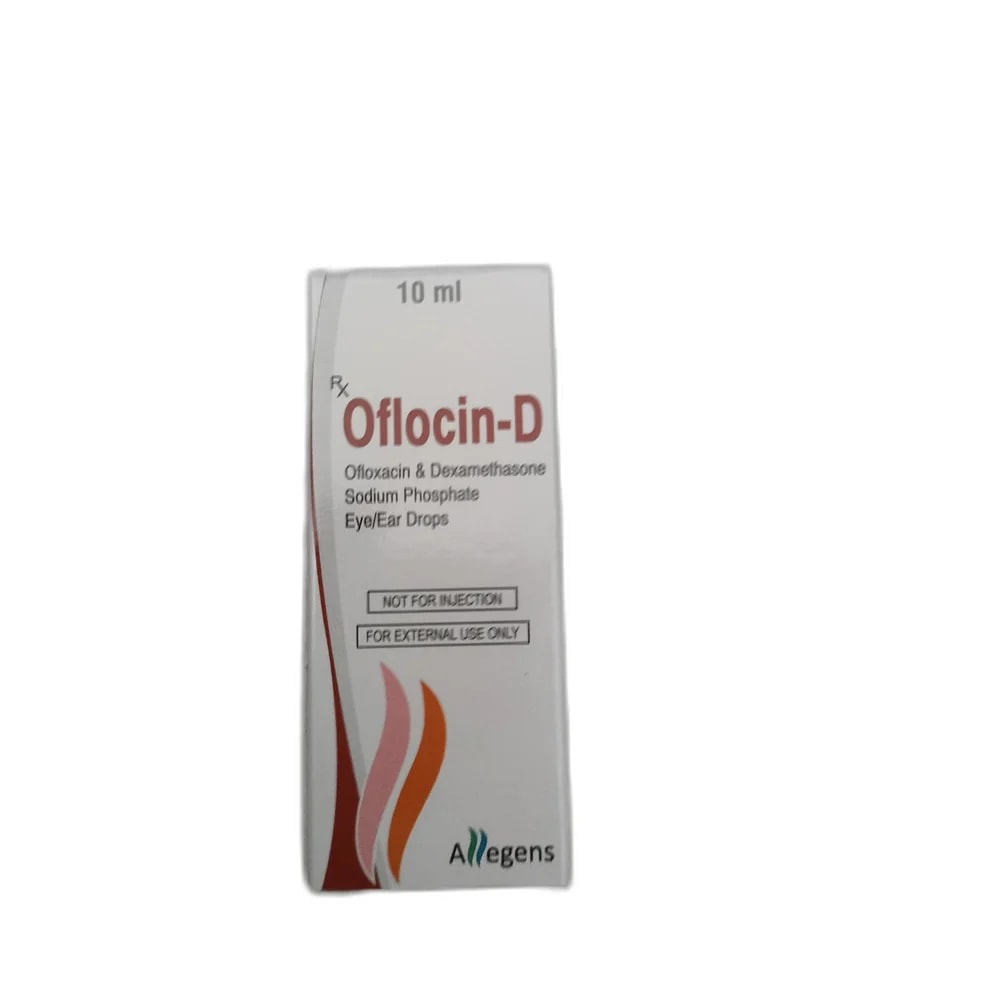 Oflocin-D Ofloxacin 3 mg/mL (0.3%) / Dexamethasone Sodium Phosphate 0.5 mg/mL - PHARMACIE PUNLEU SOKPHEAP II
