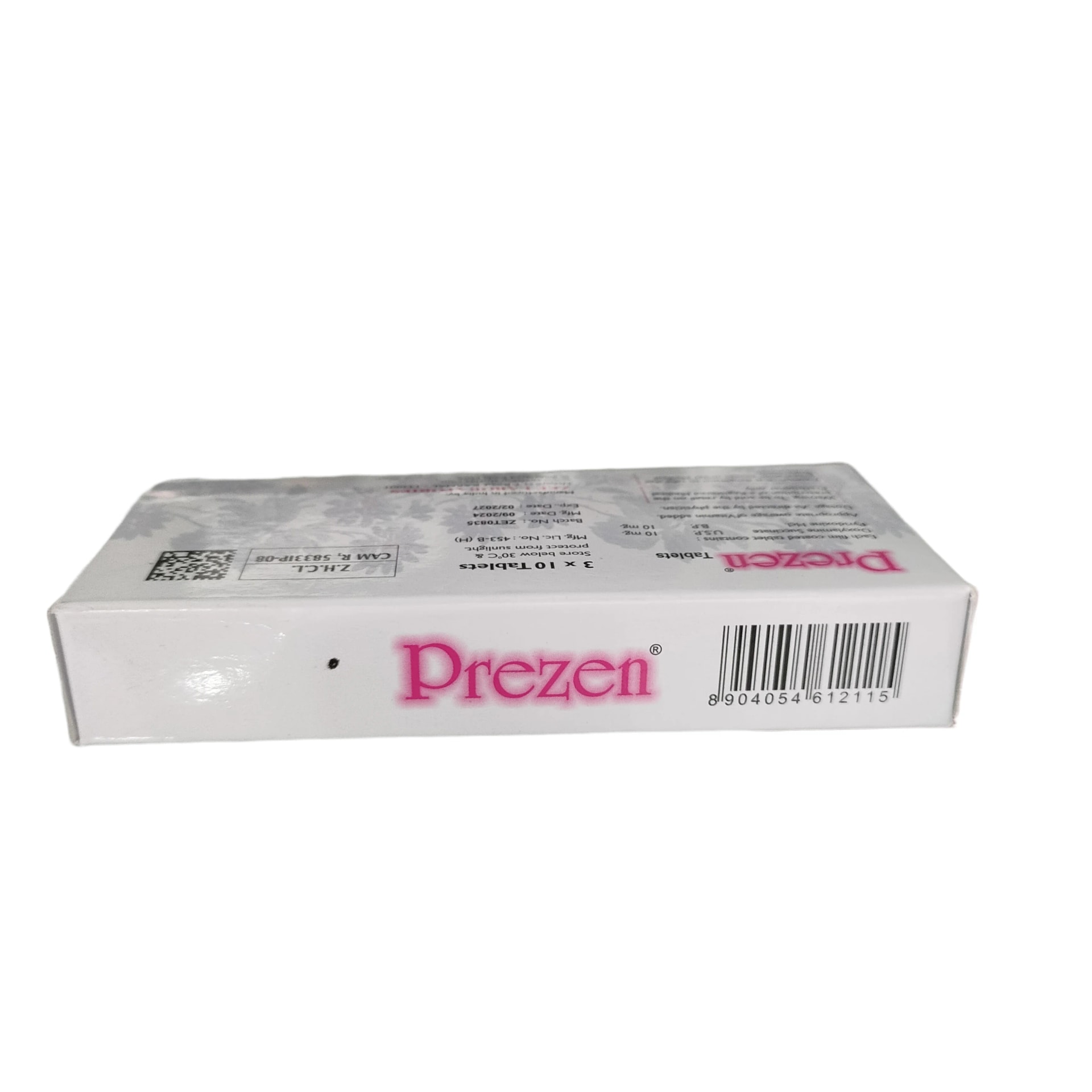Prezen Doxylamine Succinate 10mg + Pyridoxine HCl 10mg - PHARMACY PONLEU AOSOT