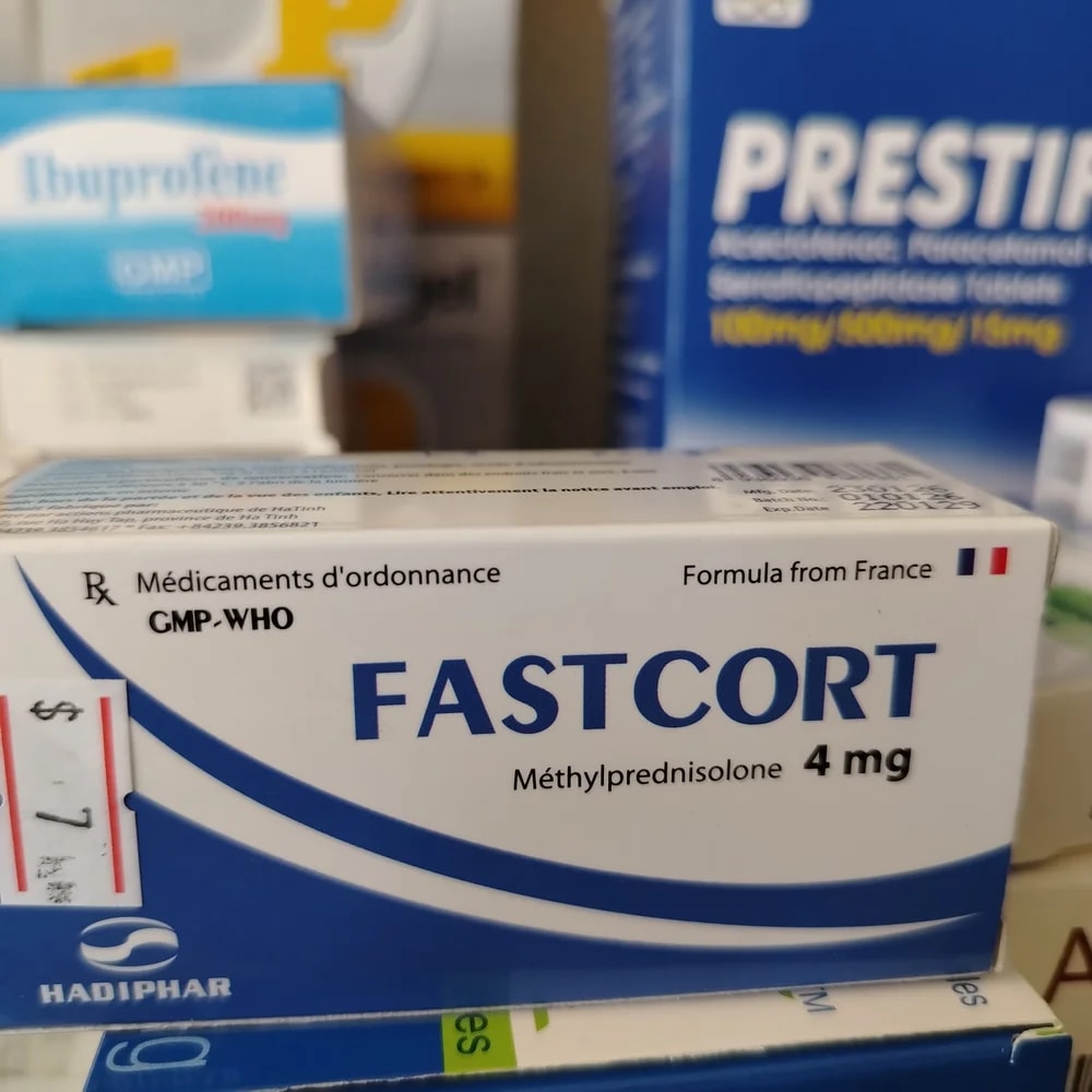 Fastcort Methylprednisolone 4 mg per tablet - CHEANIMUL PHARMACY