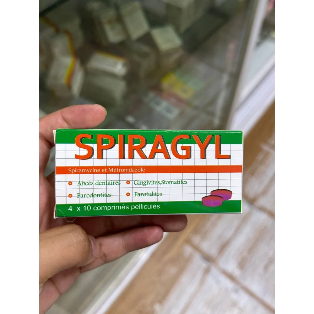 Spiragyl Spiramycin 750,000 IU and metronidazole 125 mg per tablet - Kim Yi