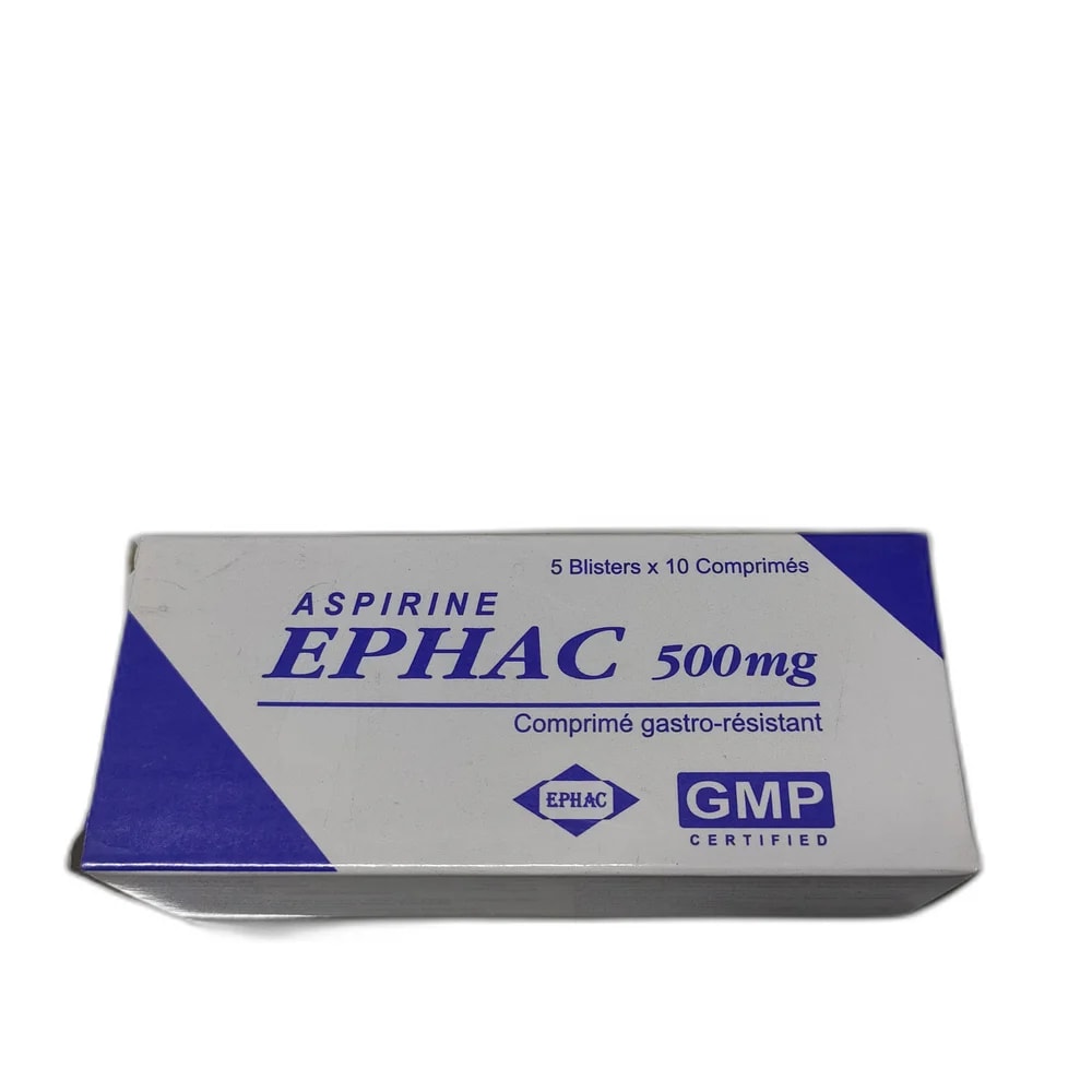 Aspirine Ephac 500 mg - PHARMACIE PORNLEU PICH