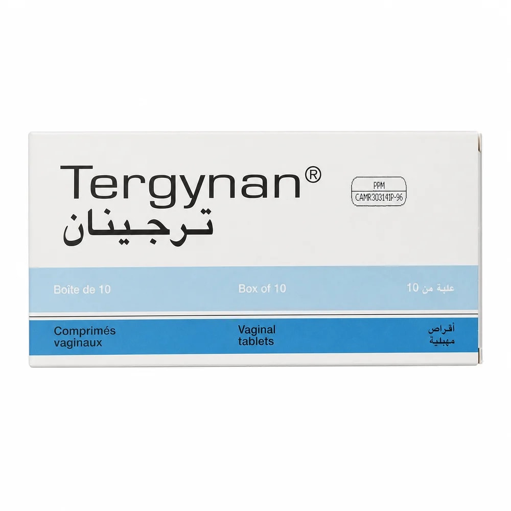 Tergynan 200 mg / 100 mg / 100,000 IU / 3 mg - Preah Chan Tep Pharmacy