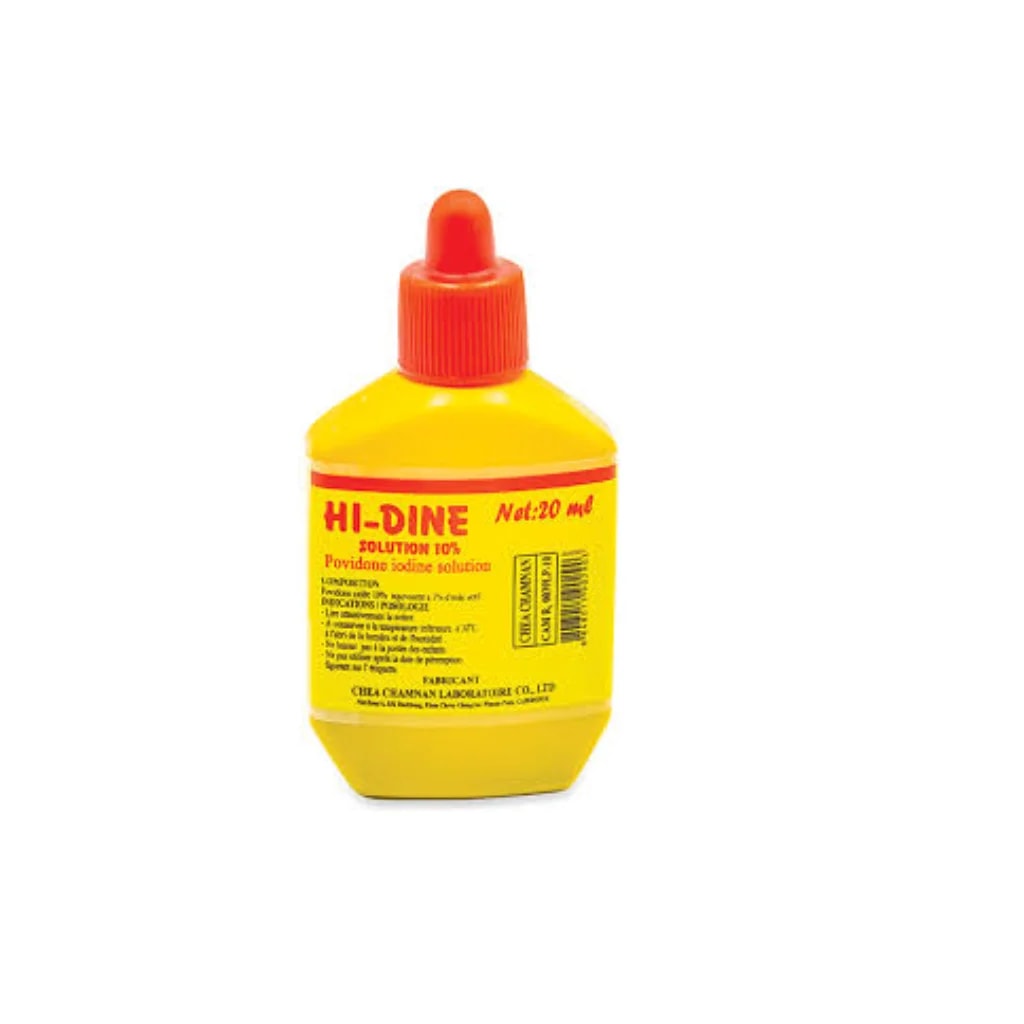 Chea Chamnan Povidone Iodine 10% 10% (povidone iodine) - Depot De Pharmacie "A" Kim Houy