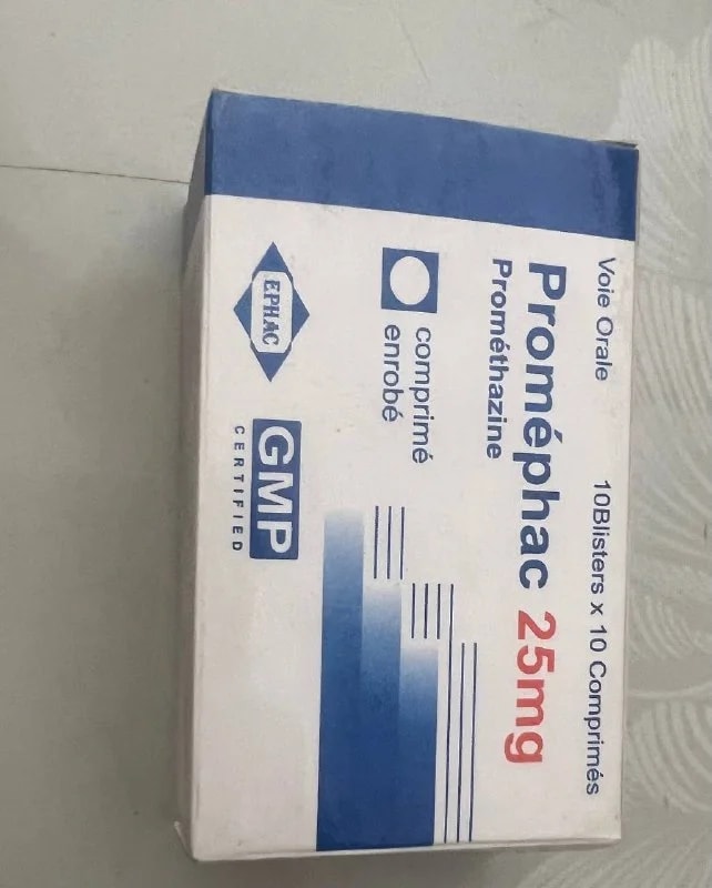 Promephac 25 Prométhazine 25mg -  ឱសថស្ថាន សិរីសួស្ដី105K