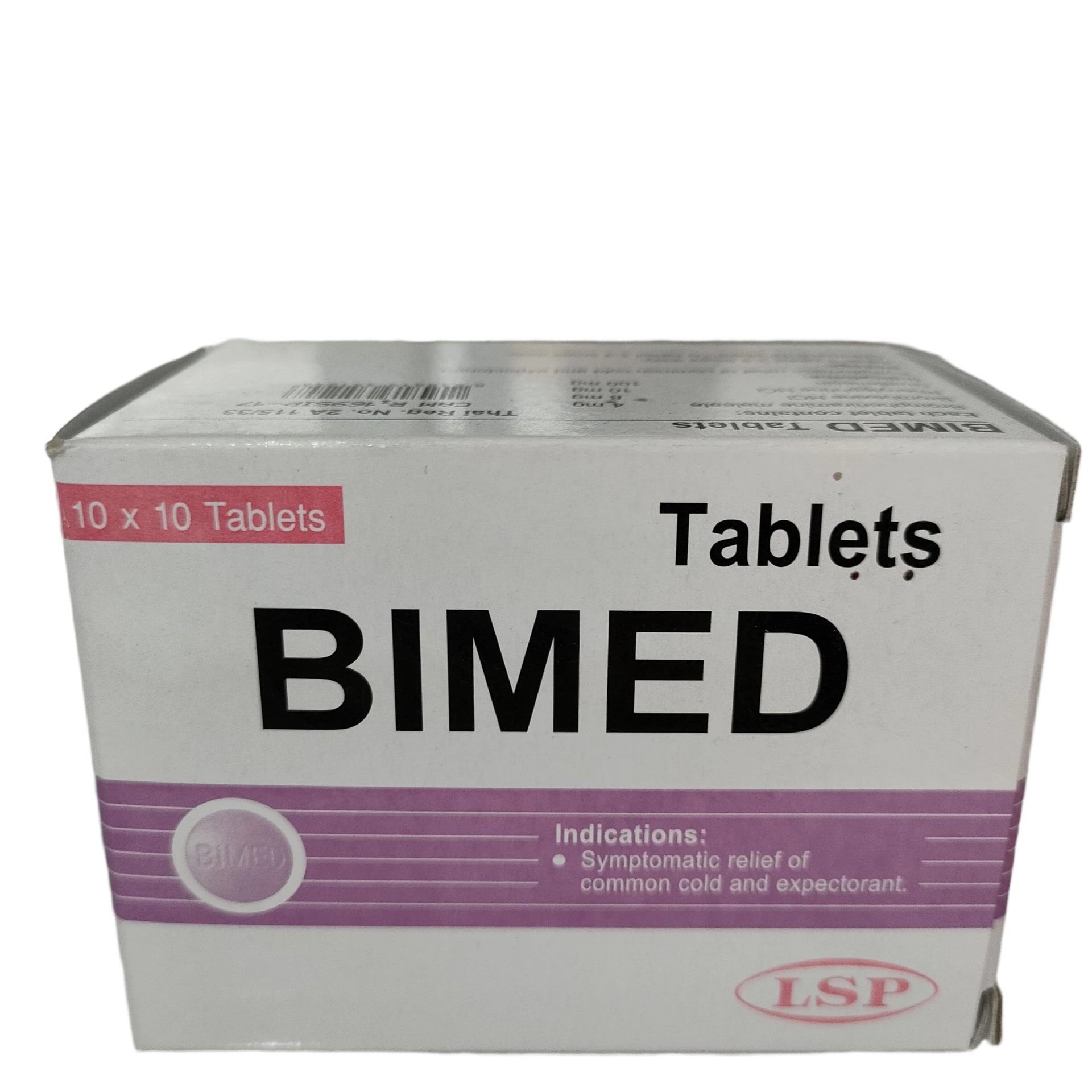 Bimed 10 x 10 tablets - PHARMACY PONLEU AOSOT