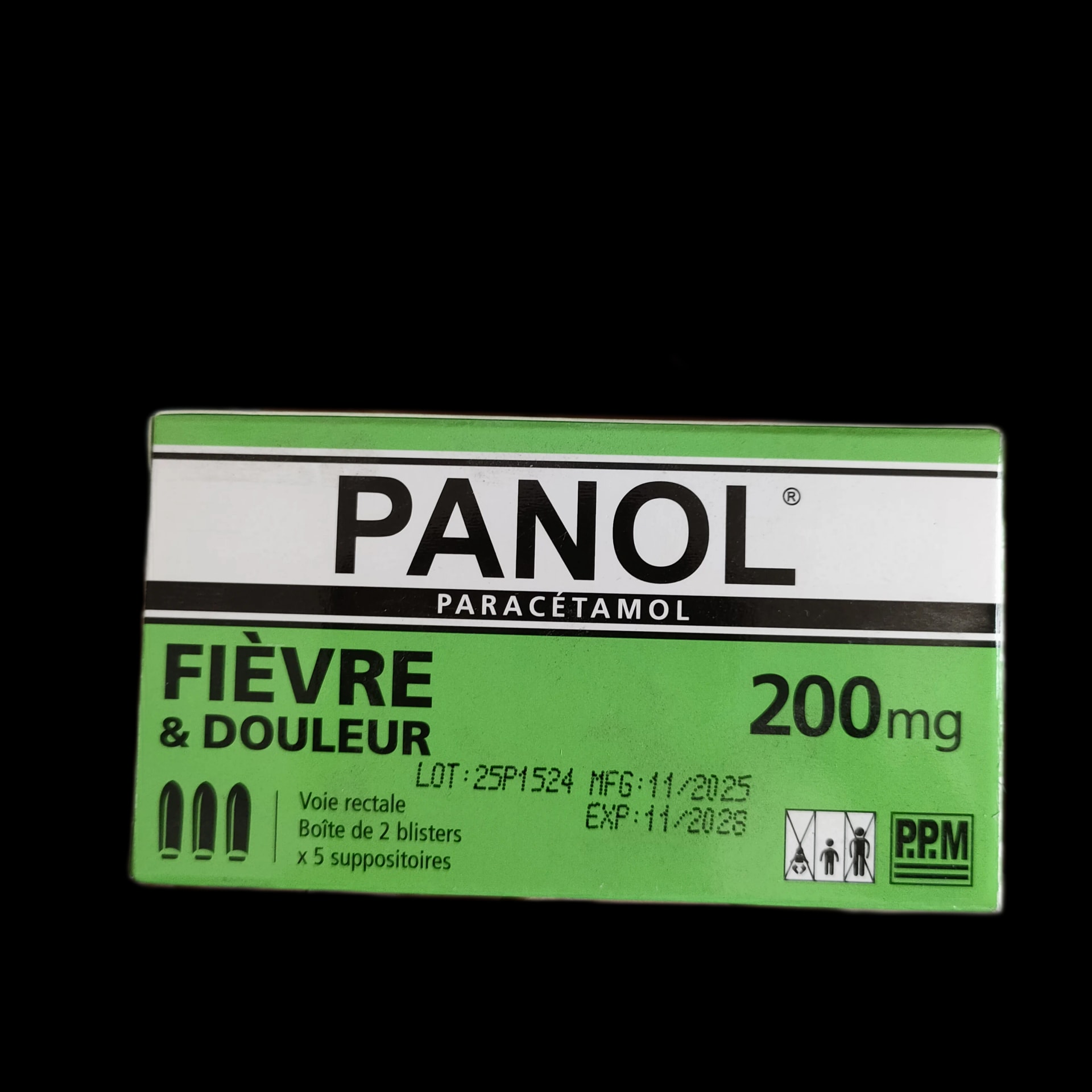 Panol 300mg Suppository 300mg - SREY MOM PHARMACY