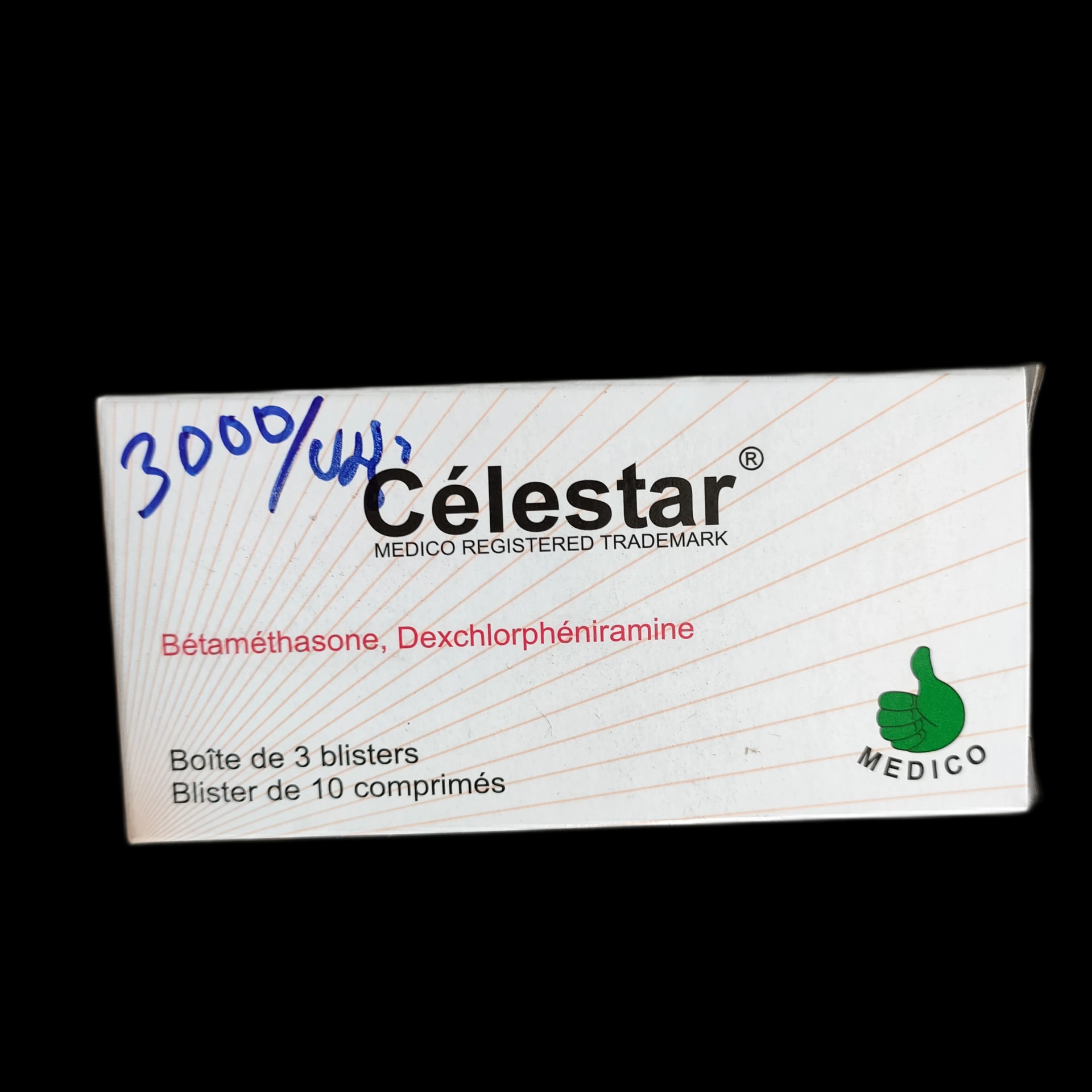 Celestar Betamethasone 0.25mg, Dexchlorpheniramine maleate 2mg - SREY MOM PHARMACY