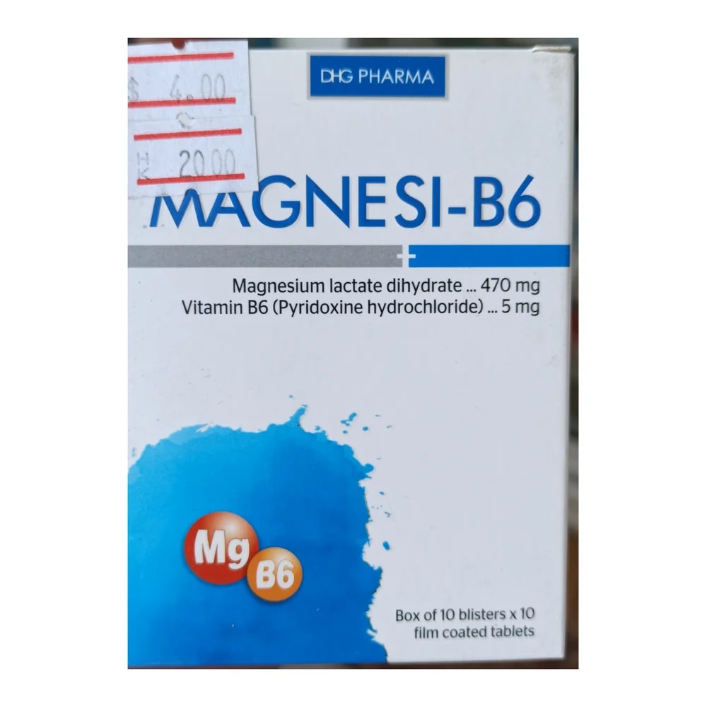 Magnesi-B6 470 mg / 5 mg - Morhachun Pharmacies
