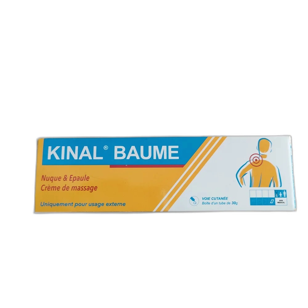 Kinal Baume Neck & Shoulder Massage Cream Levomenthol 3% + methyl salicylate 4.2%, 30 g - SUKHA PHARMACY