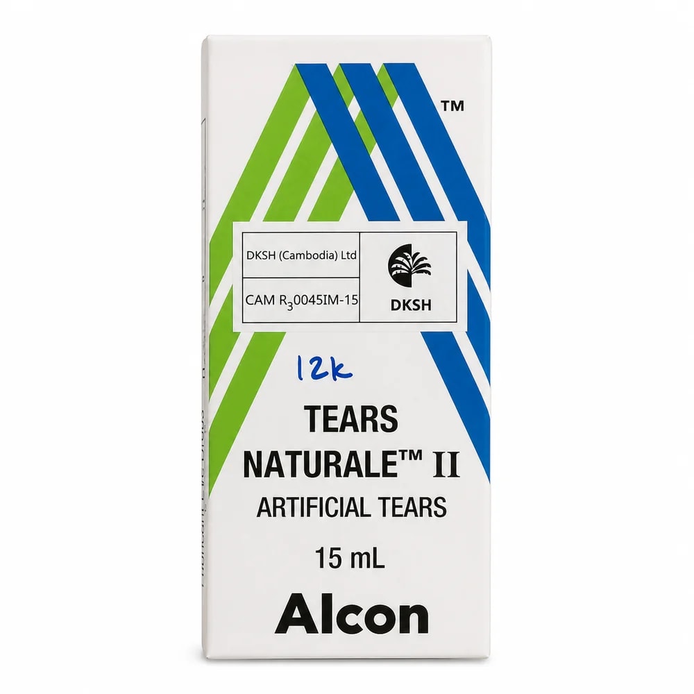 Tears Naturale II Artificial tears, 15 mL - Preah Chan Tep Pharmacy 