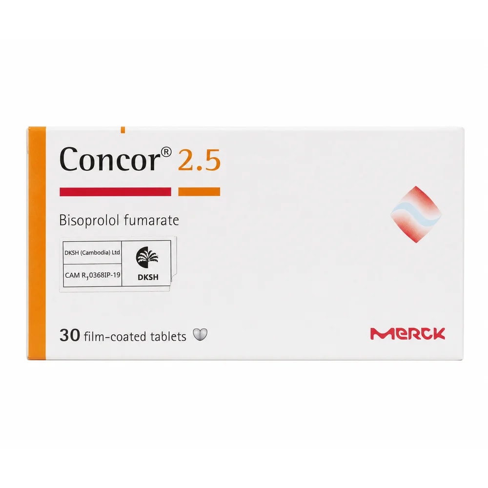 Concor 2.5 mg - Preah Chan Tep Pharmacy