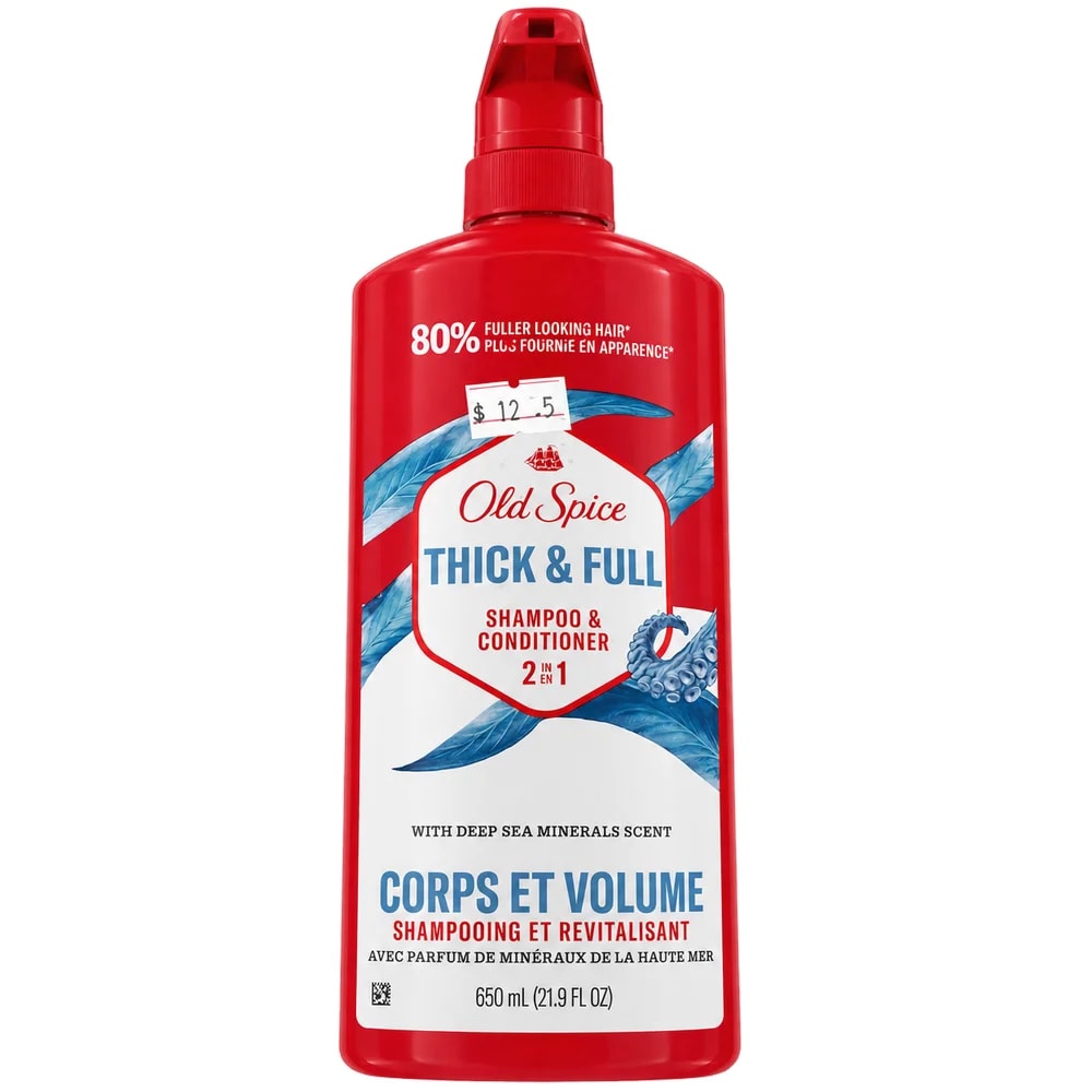 Old Spice Thick & Full 2-in-1 Shampoo & Conditioner 650 ml - Pharmacy Krech hong