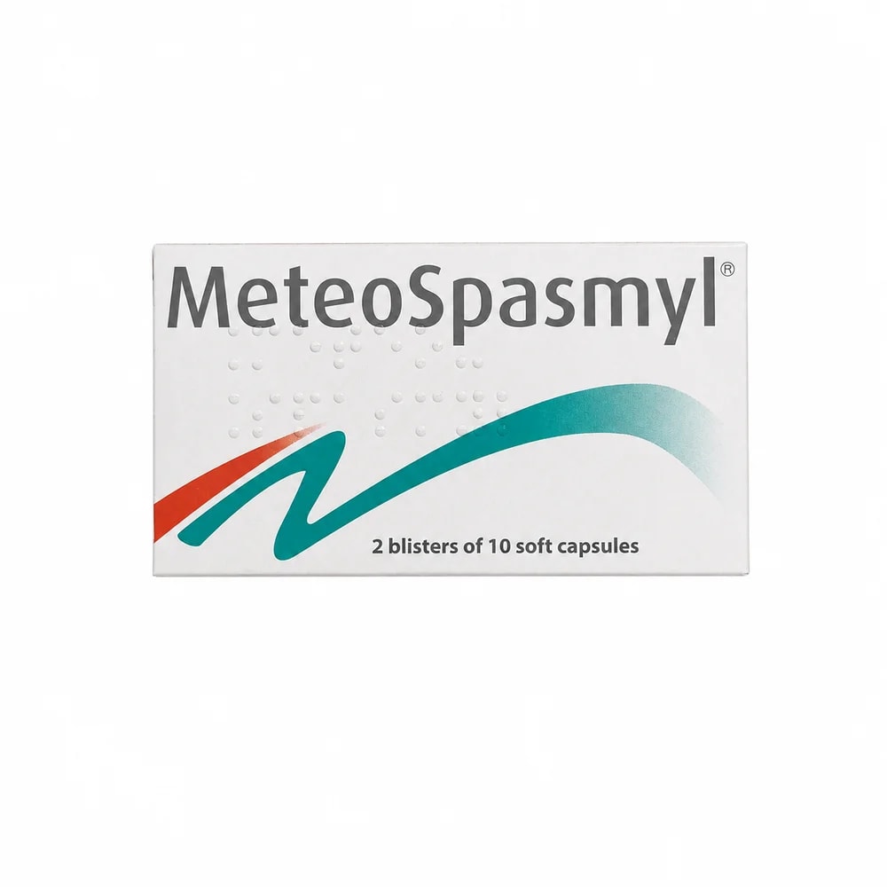 MeteoSpasmyl Alverine citrate 60 mg + simeticone 300 mg per soft capsule - Preah Chan Tep Pharmacy