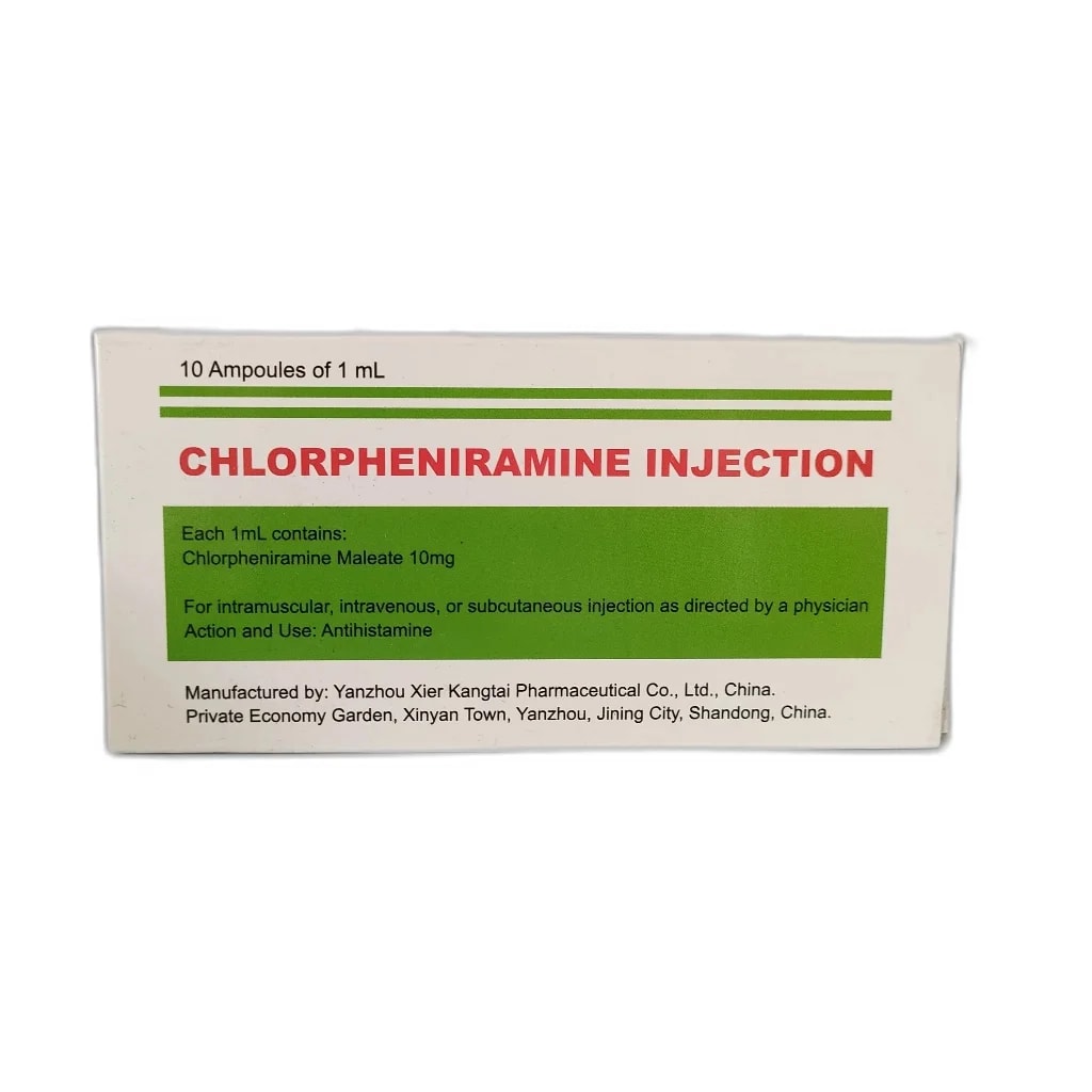 Chlorpheniramine Injection 10 mg/1 ml - PONLEU DOUNG DARA PHARMACY