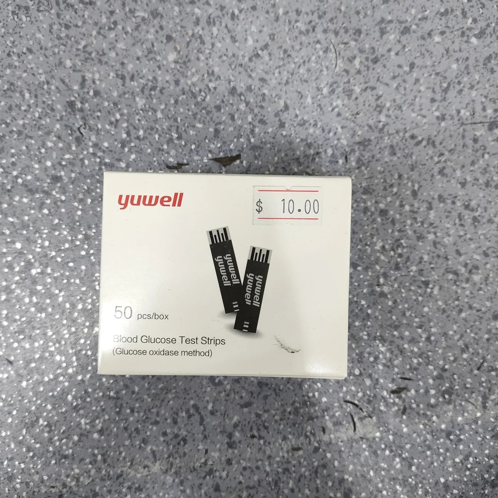 Yuwell Blood Glucose Test Strips Not available - Depot De Pharmacie "A" Kim Houy