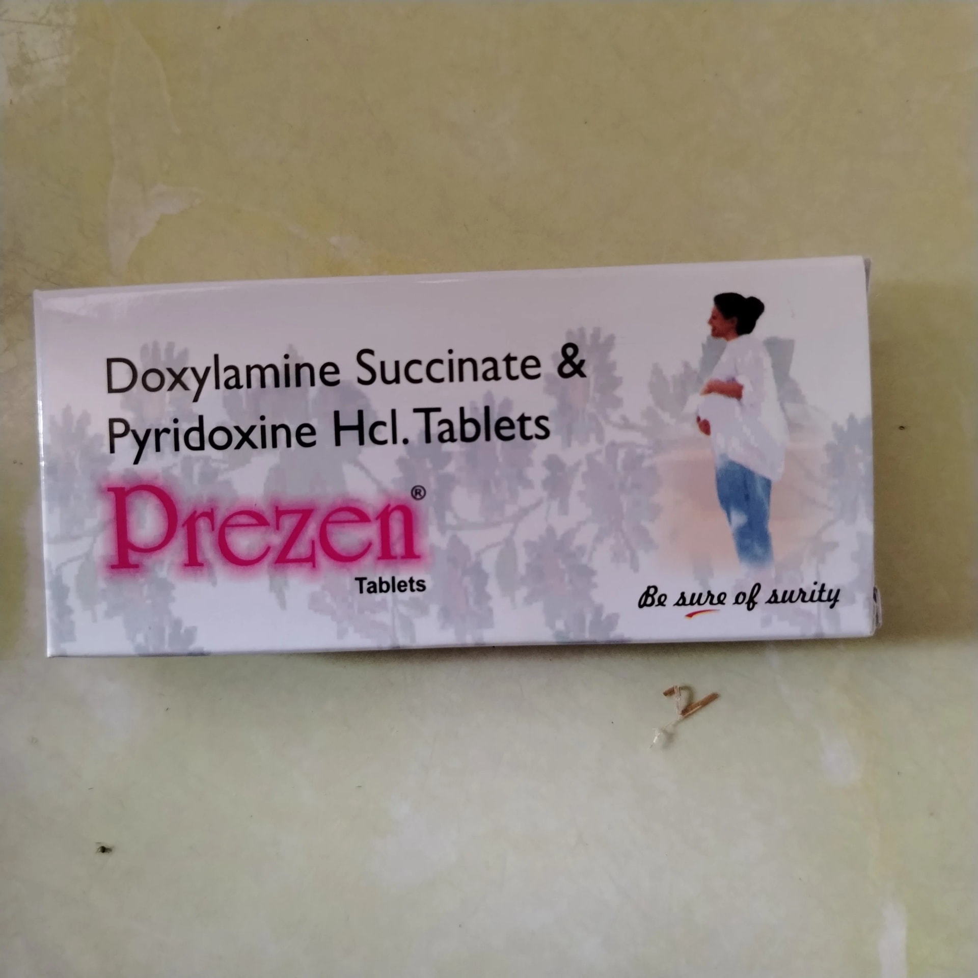 Prezen Doxylamine Succinate 10 mg / Pyridoxine HCl 10 mg - Phal Cham Rouen