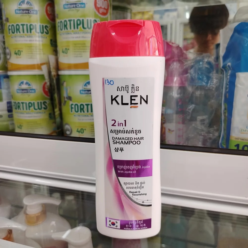 KLEN 2 in 1 Damaged Hair Shampoo With Jojoba Oil - Reachiny Pharmacy