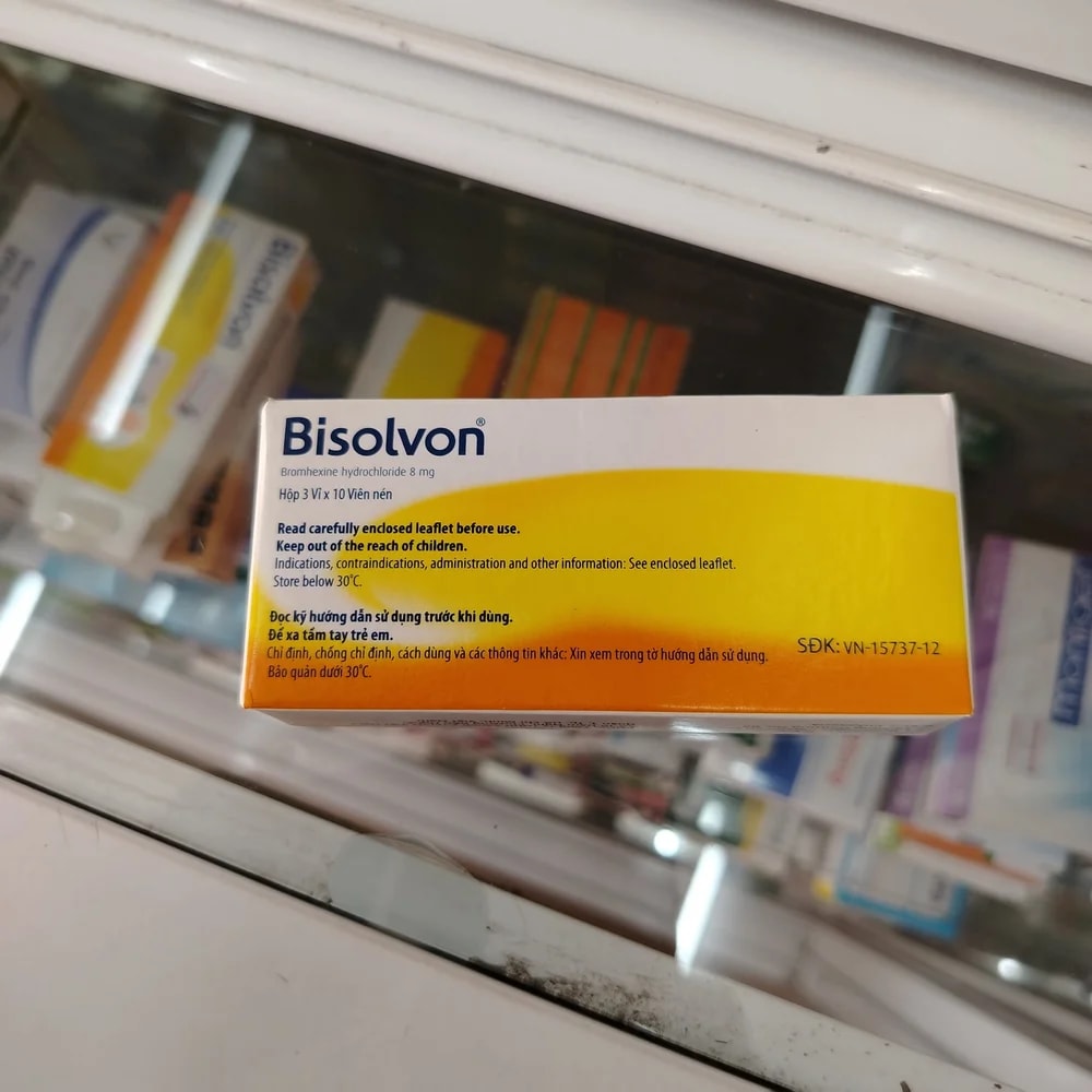 Bisolvon Bromhexine hydrochloride 8 mg per tablet - Reachiny Pharmacy