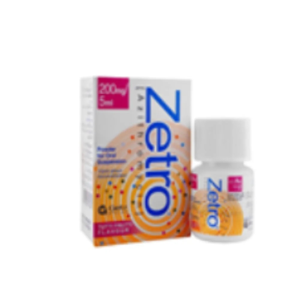 Zetro 200mg/5ml (15ml) (Azithromycin) 200mg/5ml - Phnom Penh Care Pharmacy 2ND Floor / Under CENTRAL HOSPITAL