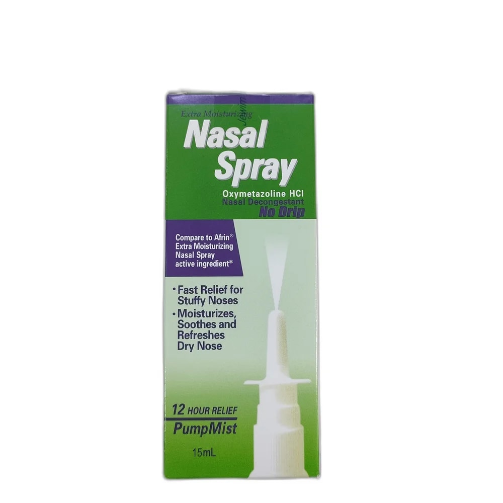 Extra Moisturizing Nasal Spray Oxymetazoline hydrochloride 0.05% (5 mg/15 mL) - Depot de Pharmacie B Rotha