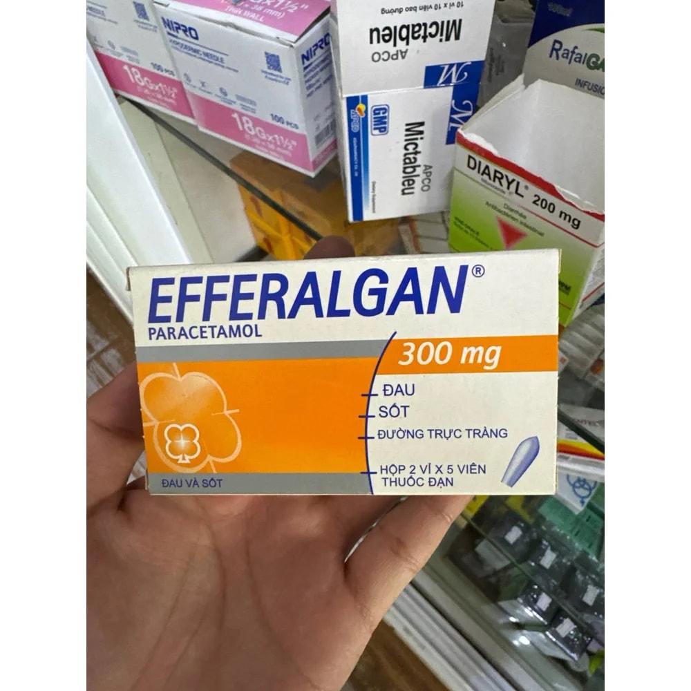Efferalgan Paracetamol 300 mg suppositories - Kim Yi