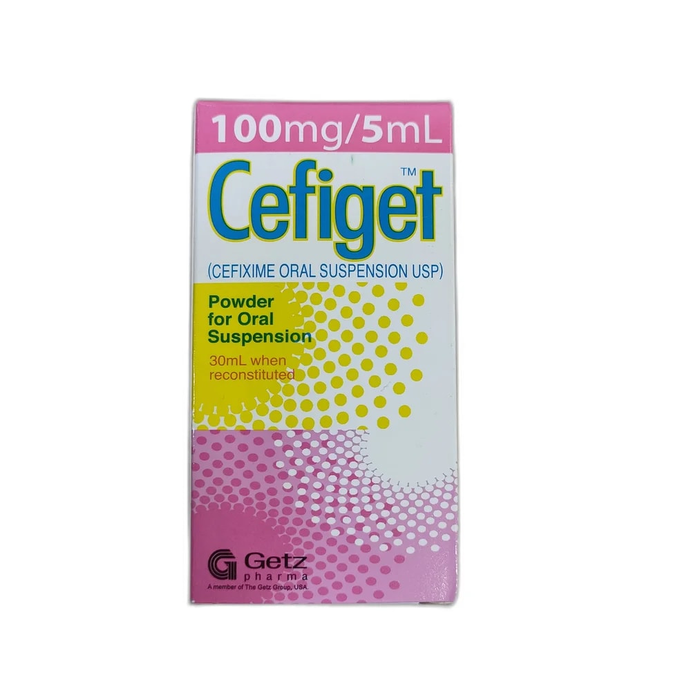 Cefiget 100 mg / 5 mL - Depot de Pharmacie B Rotha