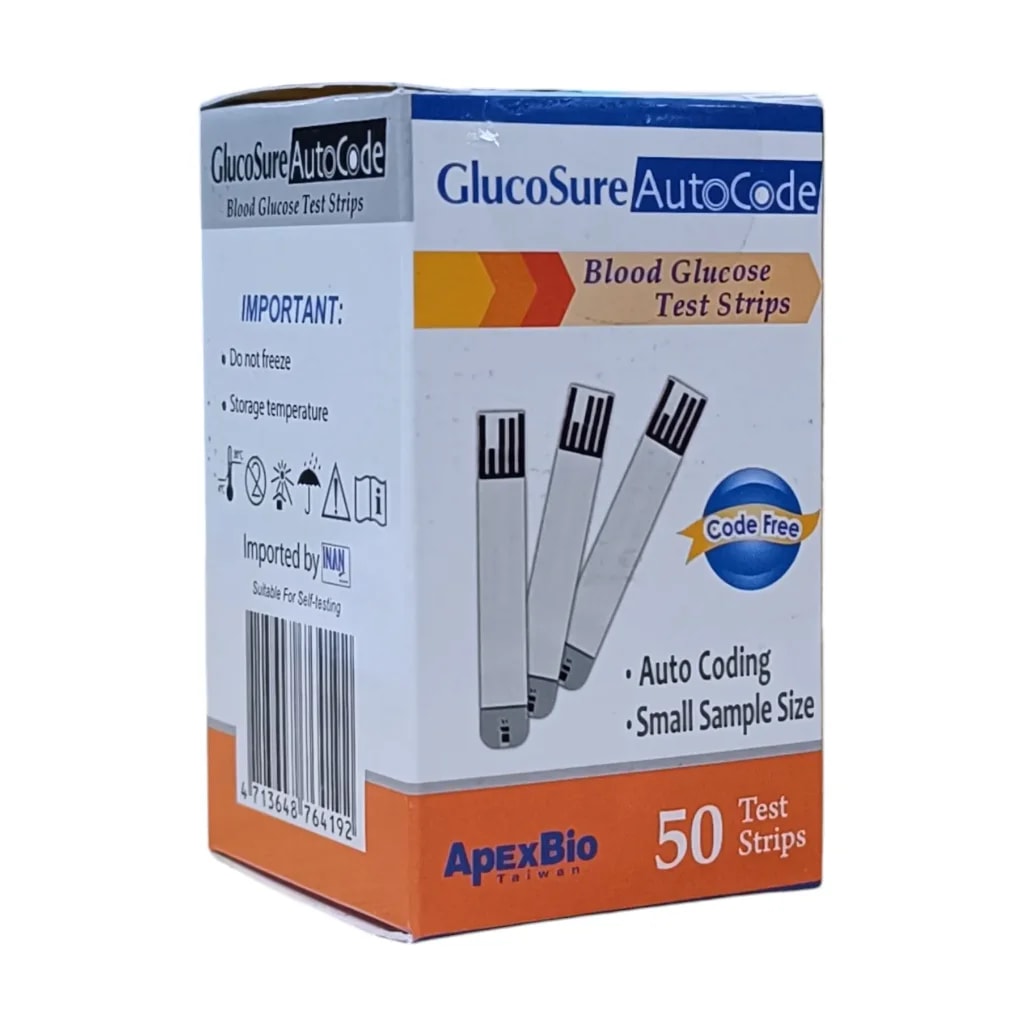 Glucosure Auto Code Blood Glucose Strips N/A - ឱសថស្ថានព្រះខ័នពេជ្រ