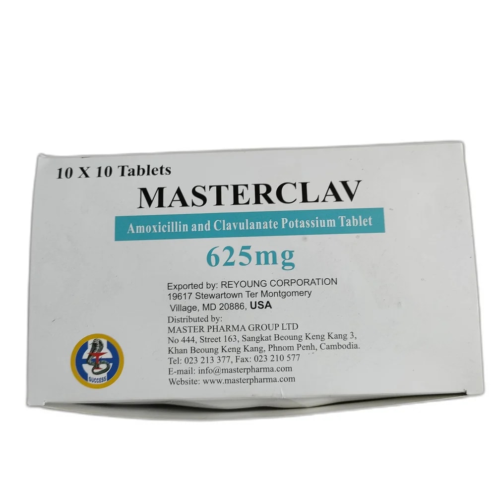 Masterclav 625 mg - PHARMACIE MONGKUL