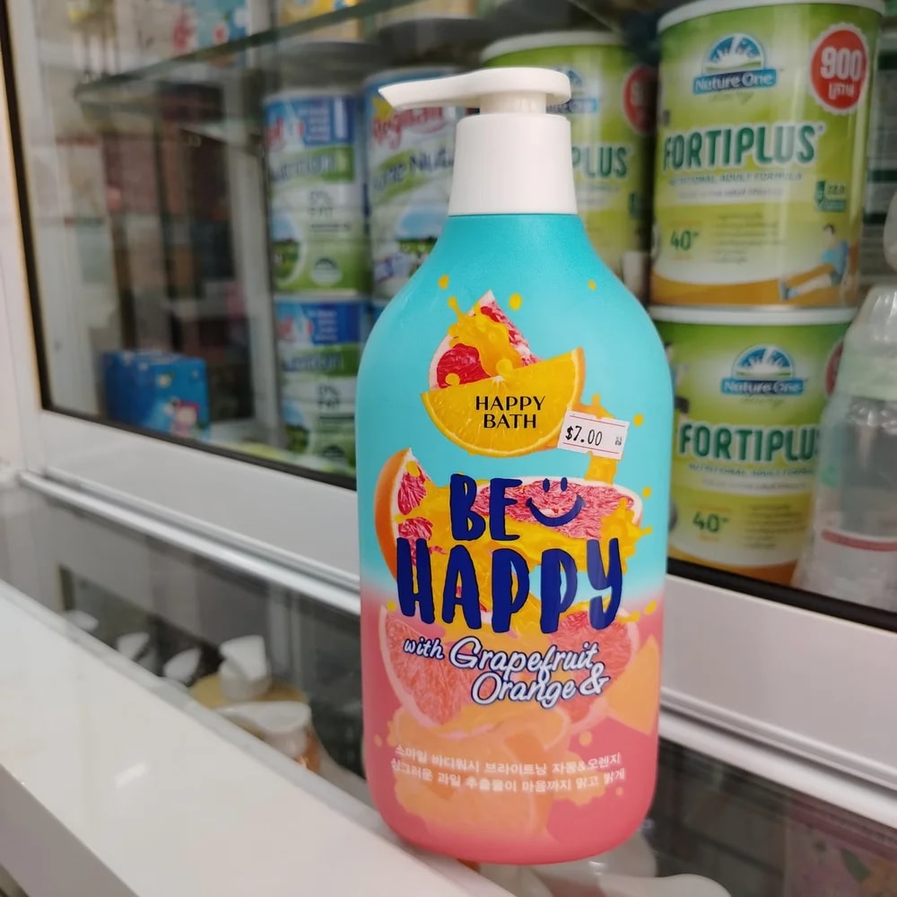 Happy Bath Be Happy Grapefruit & Orange fragrance, 900 g - Reachiny Pharmacy