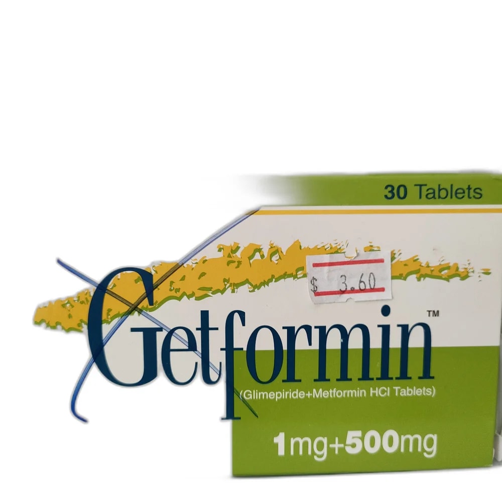 Getformin 1 mg + 500 mg - PHARMACY PONLEU AOSOT