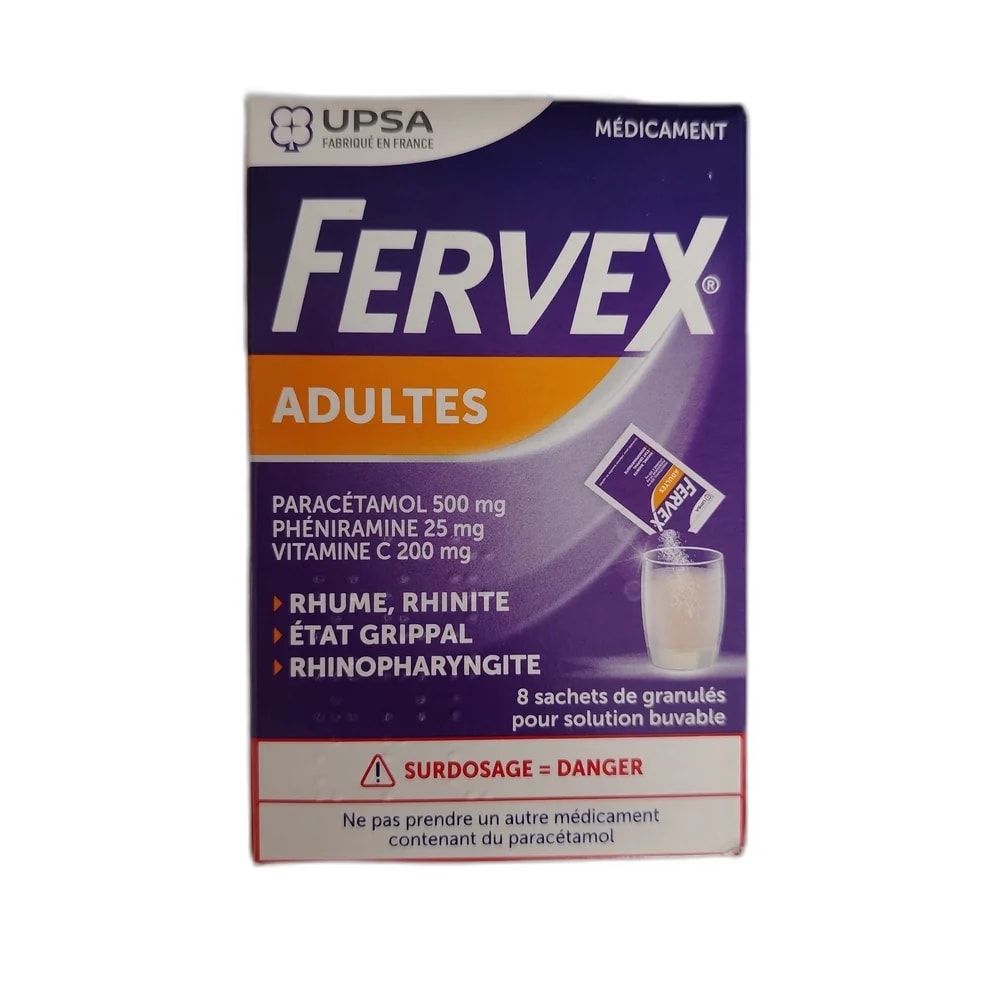 Fervex 500 mg / 25 mg / 200 mg - PHARMACIE RATANAK