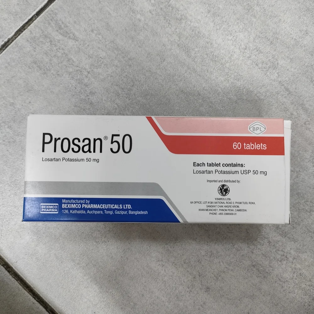 Prosan 50 50 mg - Depot De Pharmacie "A" Kim Houy