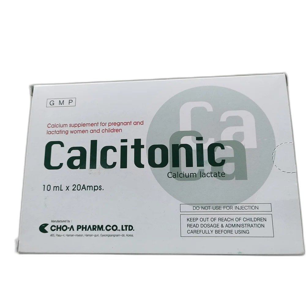 Calcitonic Calcium Lactate 10 mL ampoule - SUKHA PHARMACY