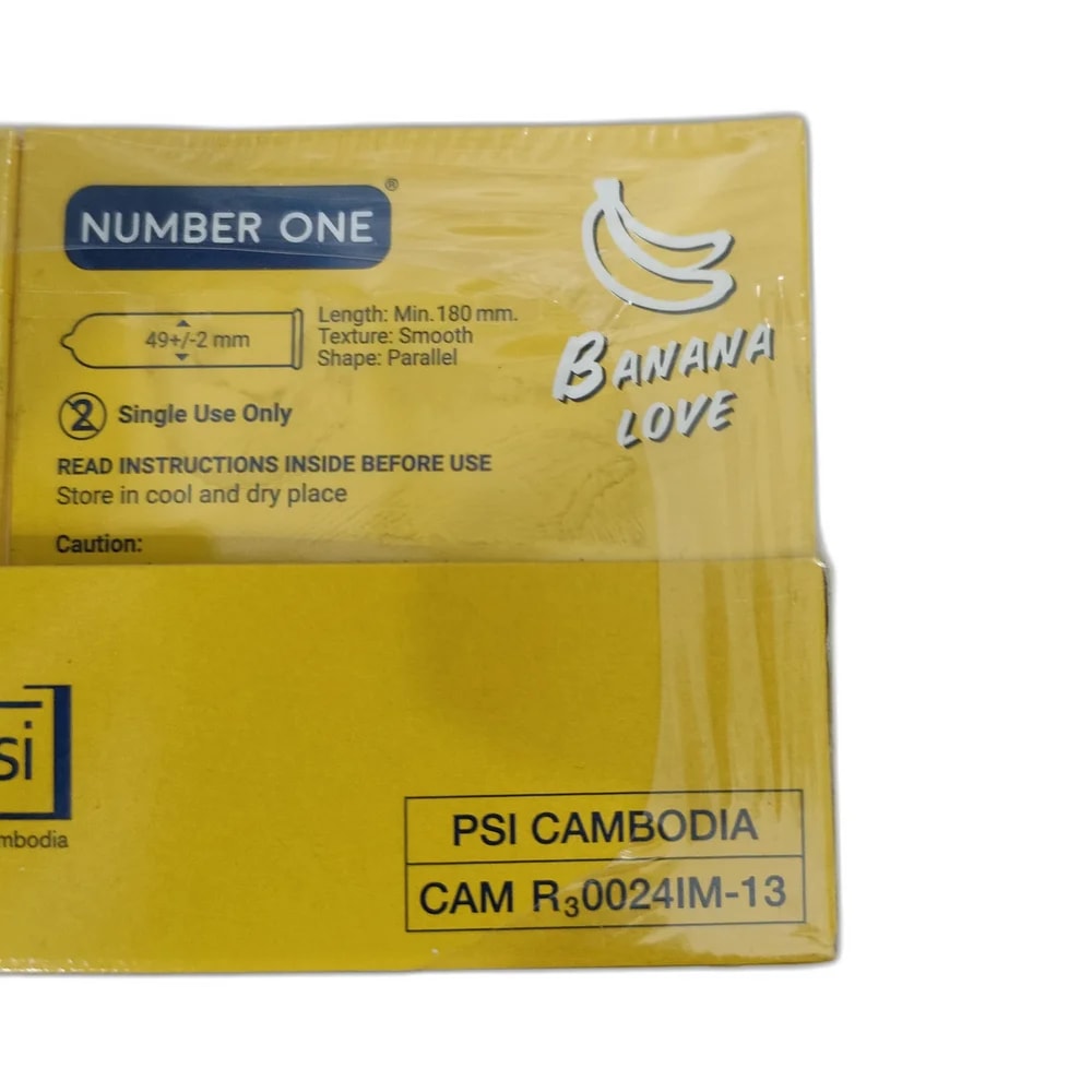 Number One Banana Love 49 mm width - PHARMACIE MONGKUL