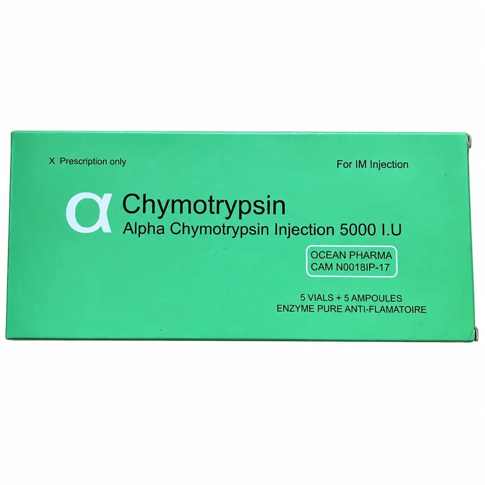 Chymotrypsin 5000 IU injection - PHARMCY ARUN REAS
