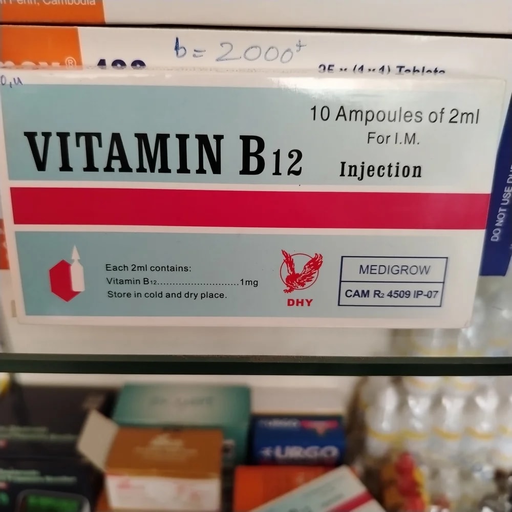 Vitamin B12 Injection 1 mg/2 ml - CHEANIMUL PHARMACY