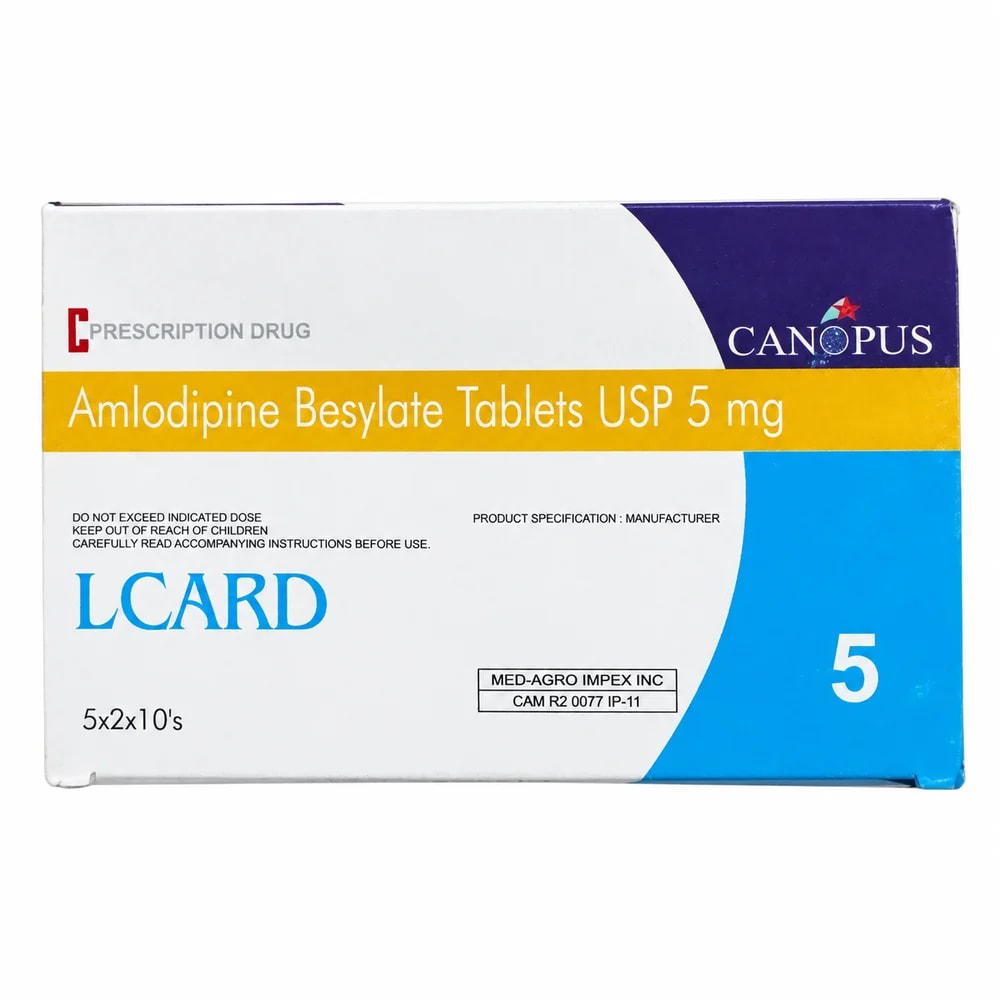 LCARD 5 mg tablets - PHARMCY ARUN REAS