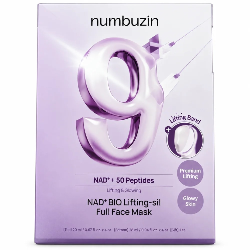 numbuzin No.9 NAD+ BIO Lifting-sil Full Face Mask 28 g - Pharmacy Krech hong