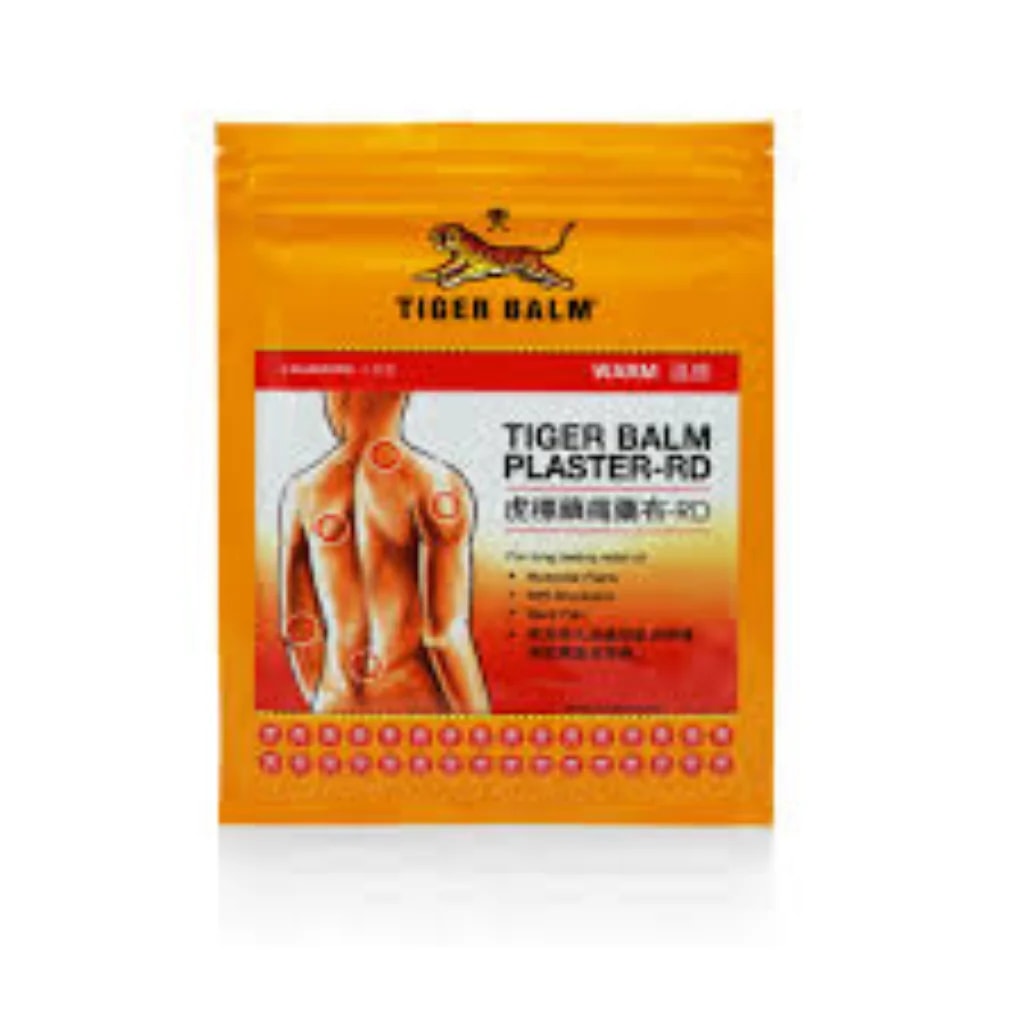 Tiger Balm Plaster-RD Warm 10x14 Adhesive warm pain plaster 10 x 14 cm, 3 plasters per pack - Depot De Pharmacie "A" Kim Houy