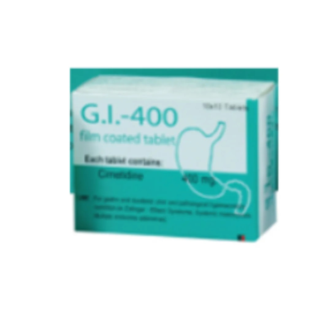 G.I. 400mg Tablet (Cimetidine) 400mg - Phnom Penh Care Pharmacy 2ND Floor / Under CENTRAL HOSPITAL