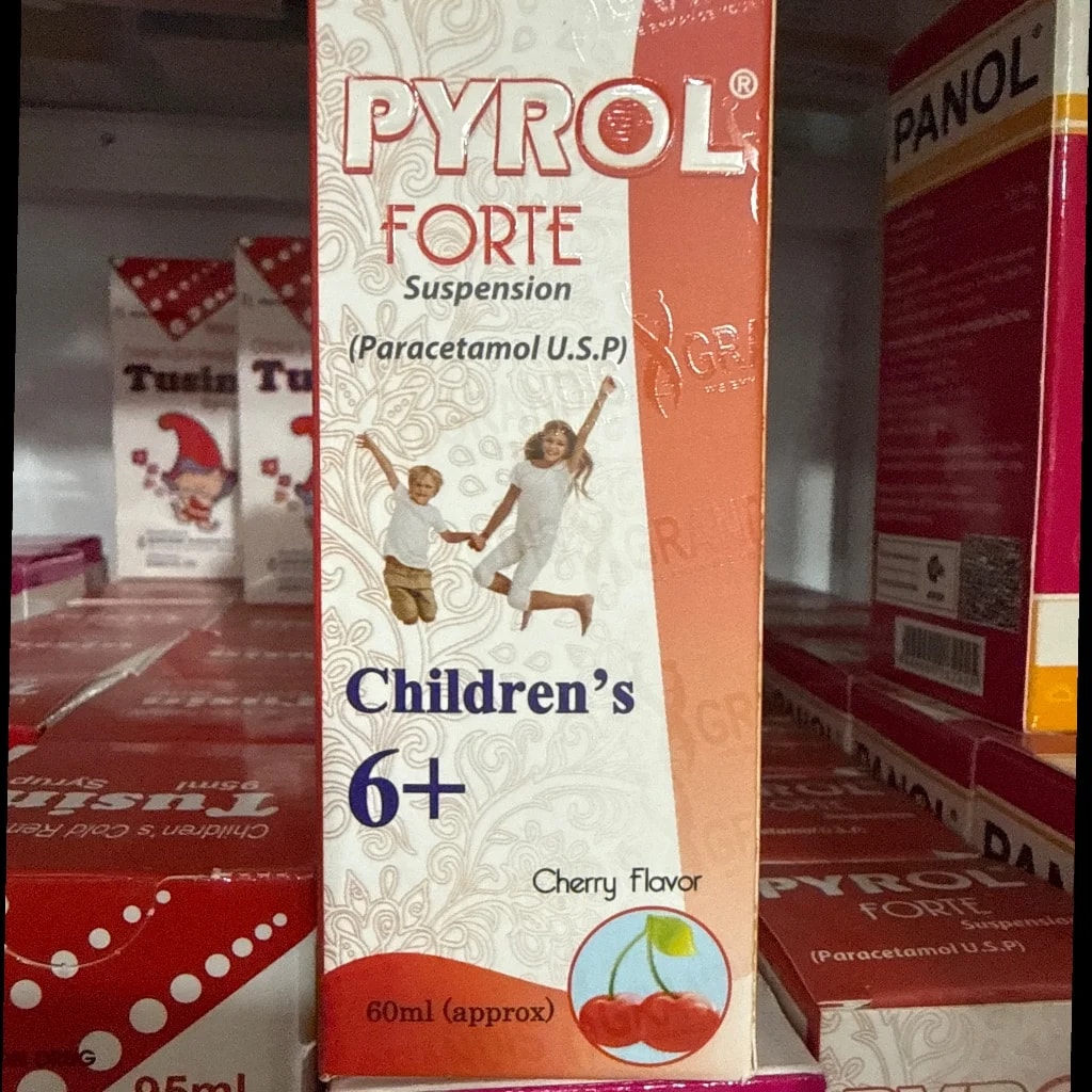 PYROL Syrup 60ml 250mg/5ml - PONLEU DOUNG DARA PHARMACY