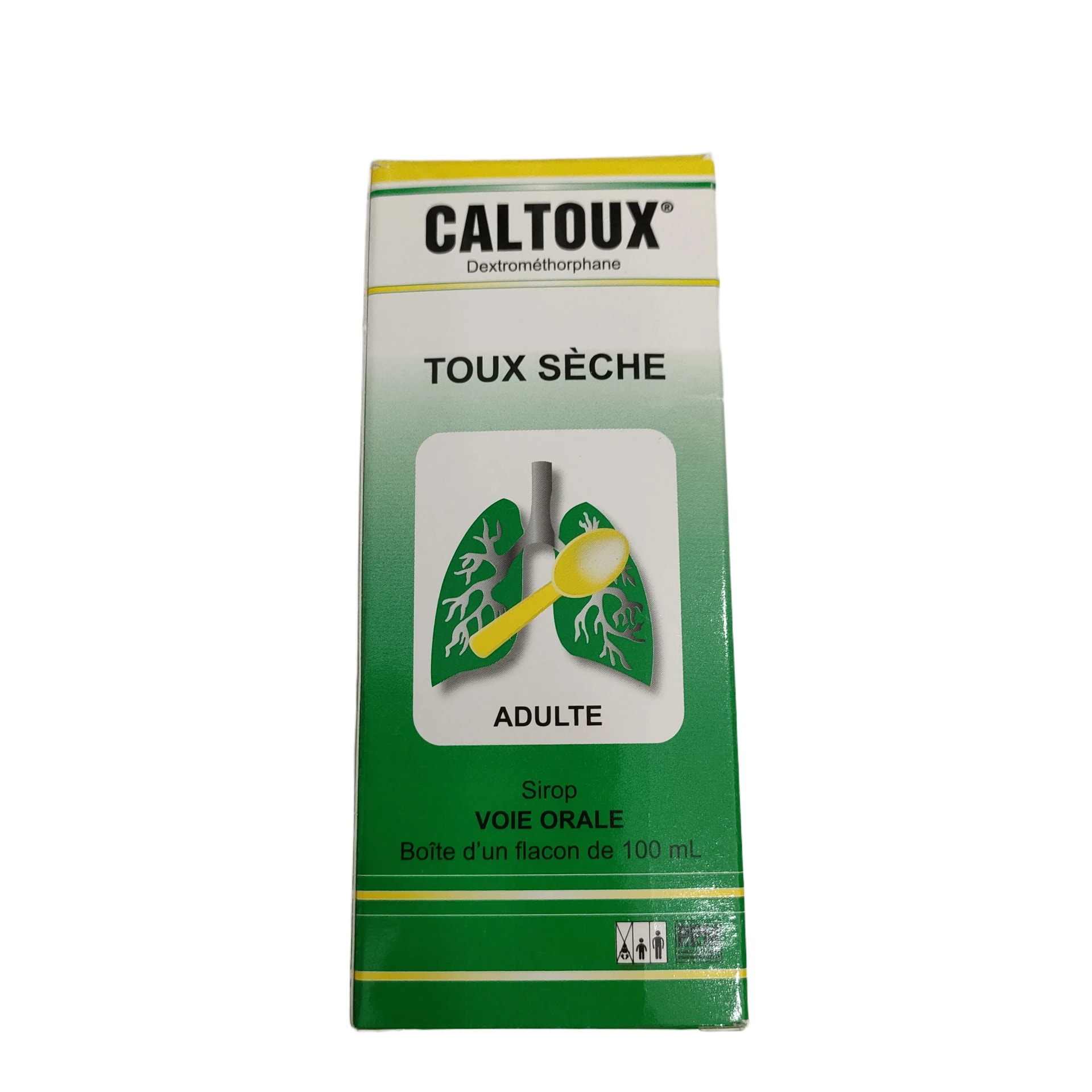 Caltoux Dextromethorphan Adult Syrup 100mL - PHARMACY PONLEU AOSOT