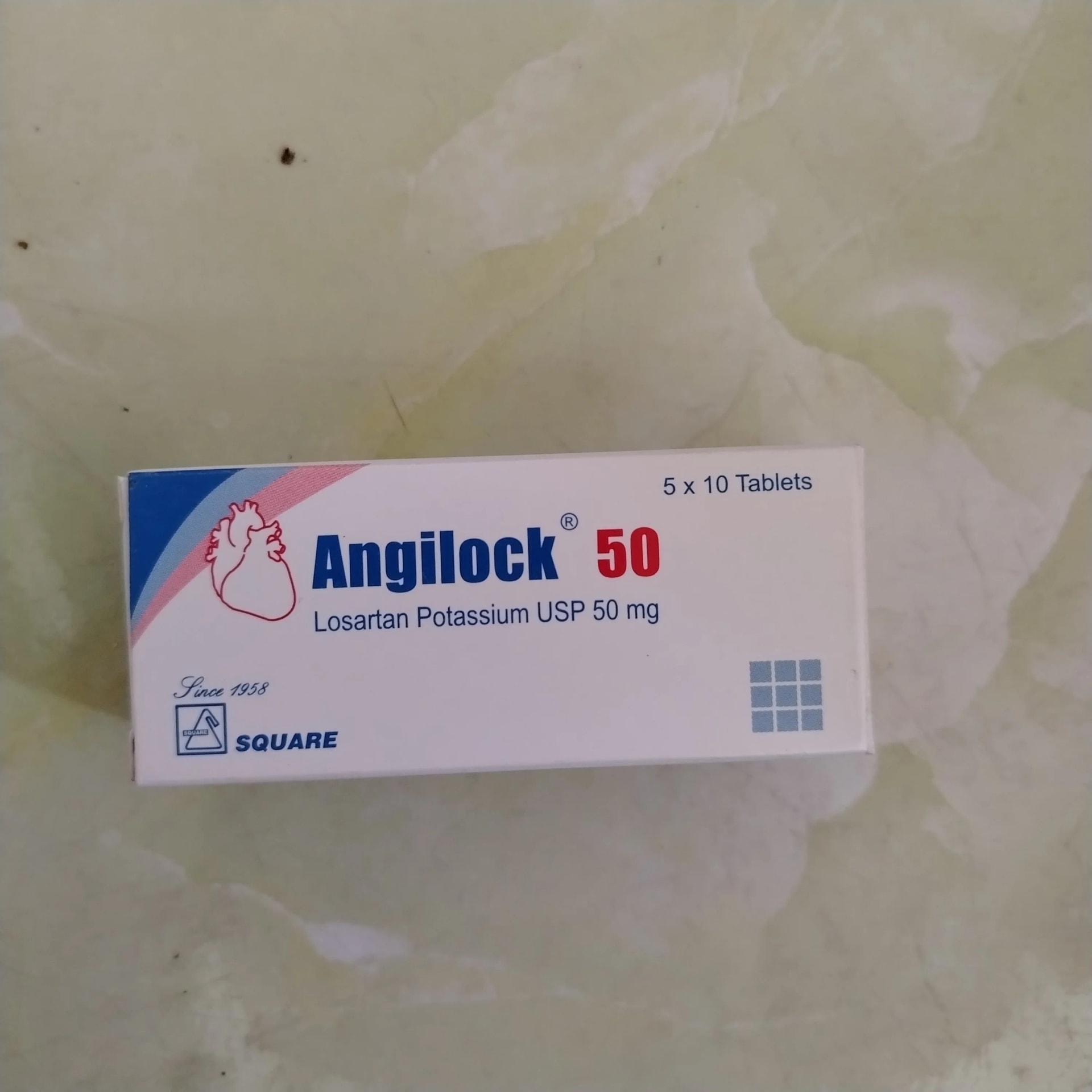 Angilock 50 50 mg - Phal Cham Rouen