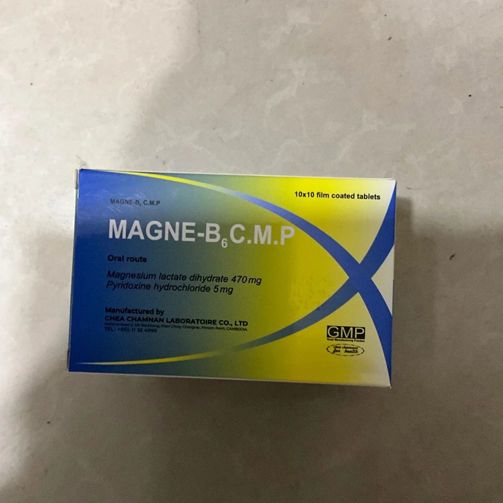 MAGNE-B6C.M.P Mg470 mg B6 5 mg - PONLEU DOUNG DARA PHARMACY