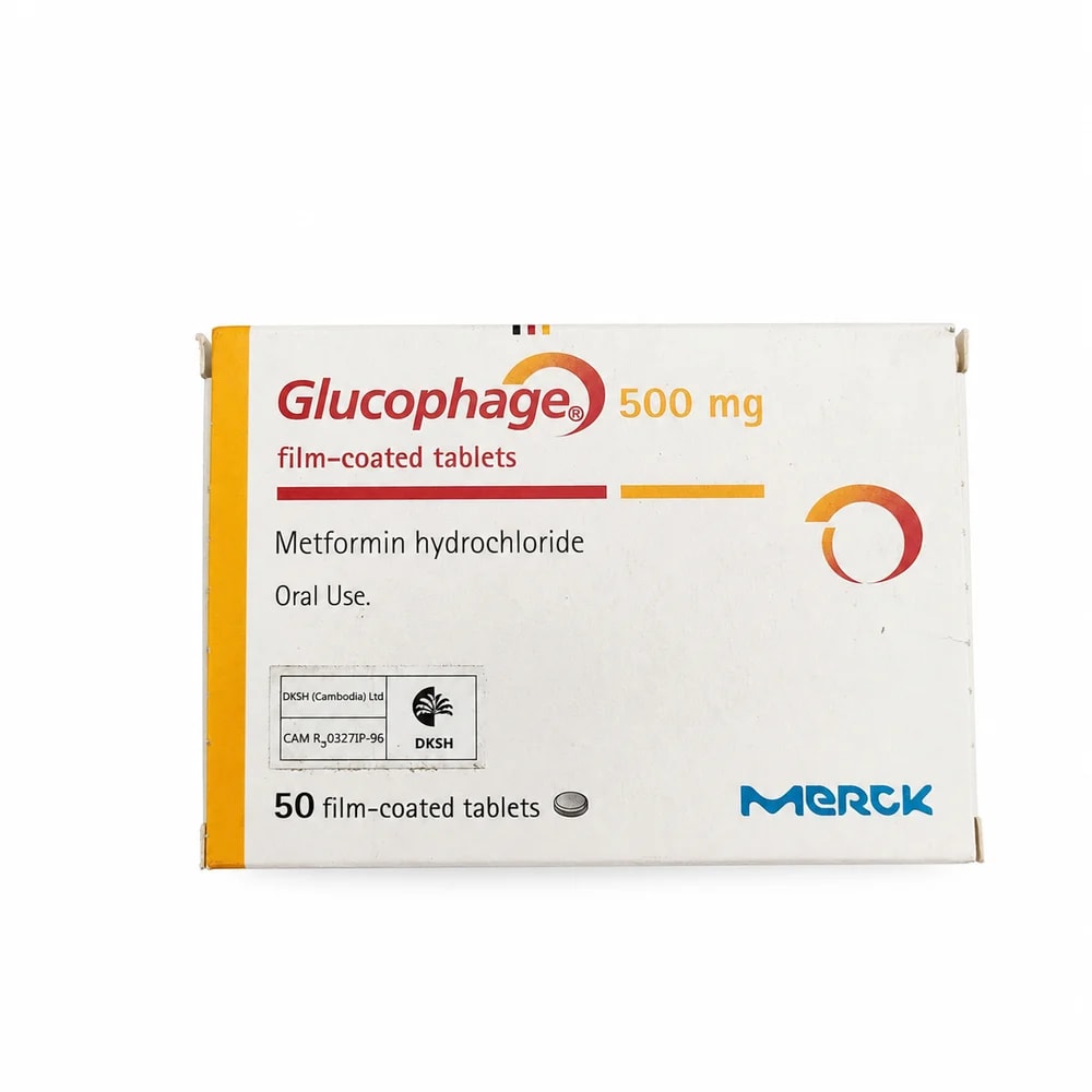 Glucophage 500 mg - Preah Chan Tep Pharmacy 