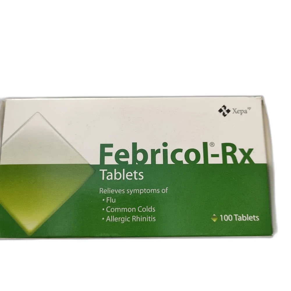 Febricol-Rx 500 mg paracetamol per tablet - PHARMACIE PORNLEU PICH