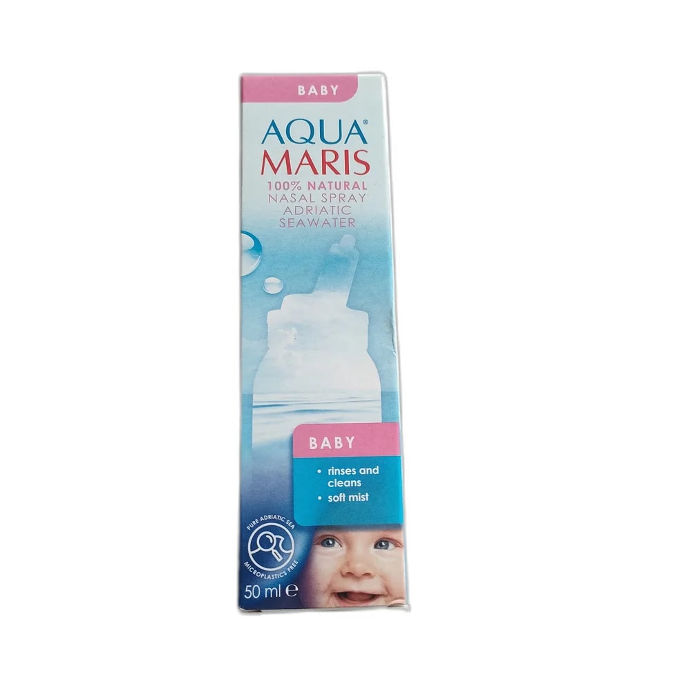 Aqua Maris Baby Isotonic Adriatic seawater nasal spray, 50 mL - SUKHA PHARMACY