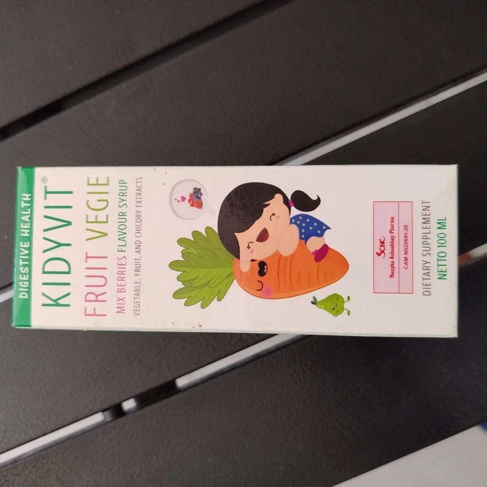 Kidyvit Fruit Vegie 300 mg/5 ml premix vegetable and fruit extract - CHEANIMUL PHARMACY