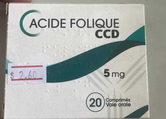 Acide Folique CCD Folic Acid 5mg - α±ααααααΆα ααααΈαααα‘αΆαα