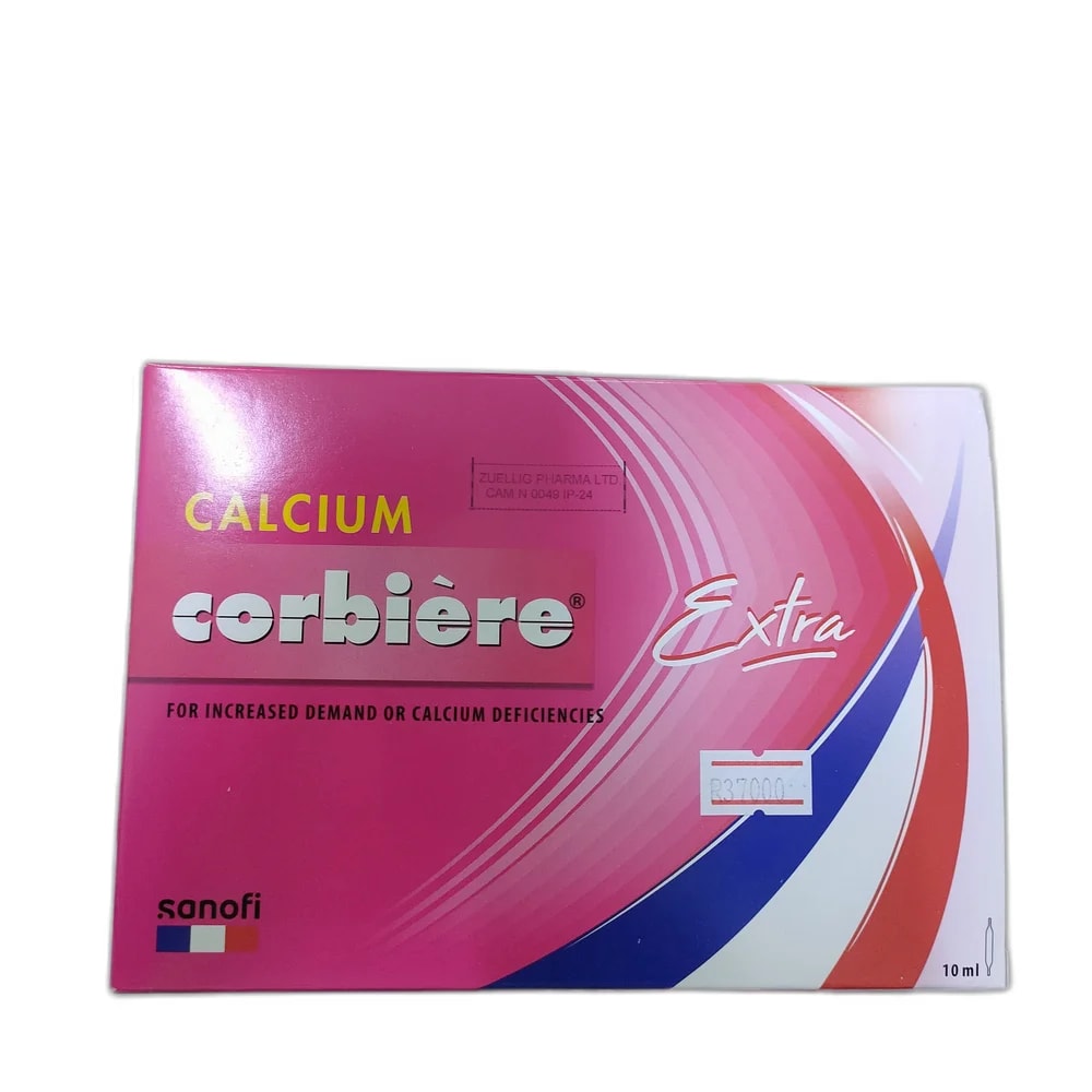 Calcium Corbière Extra 231.2 mg elemental calcium per 10 mL - Depot de Pharmacie B Rotha